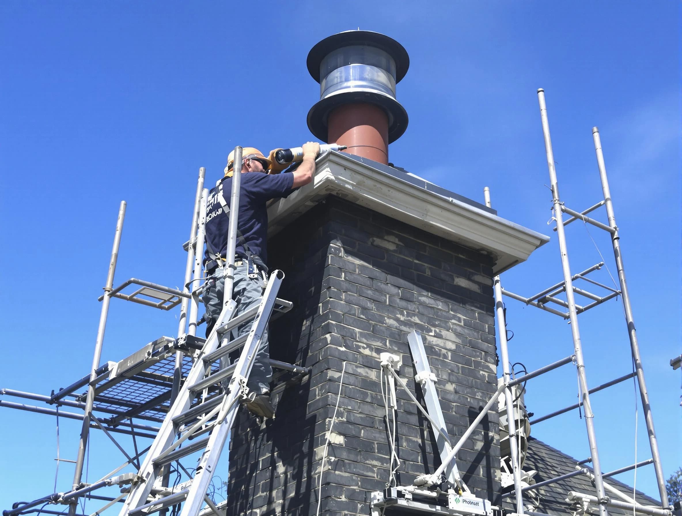 Sturdy chimney crown finished by West Orange Chimney Sweep in West Orange, NJ