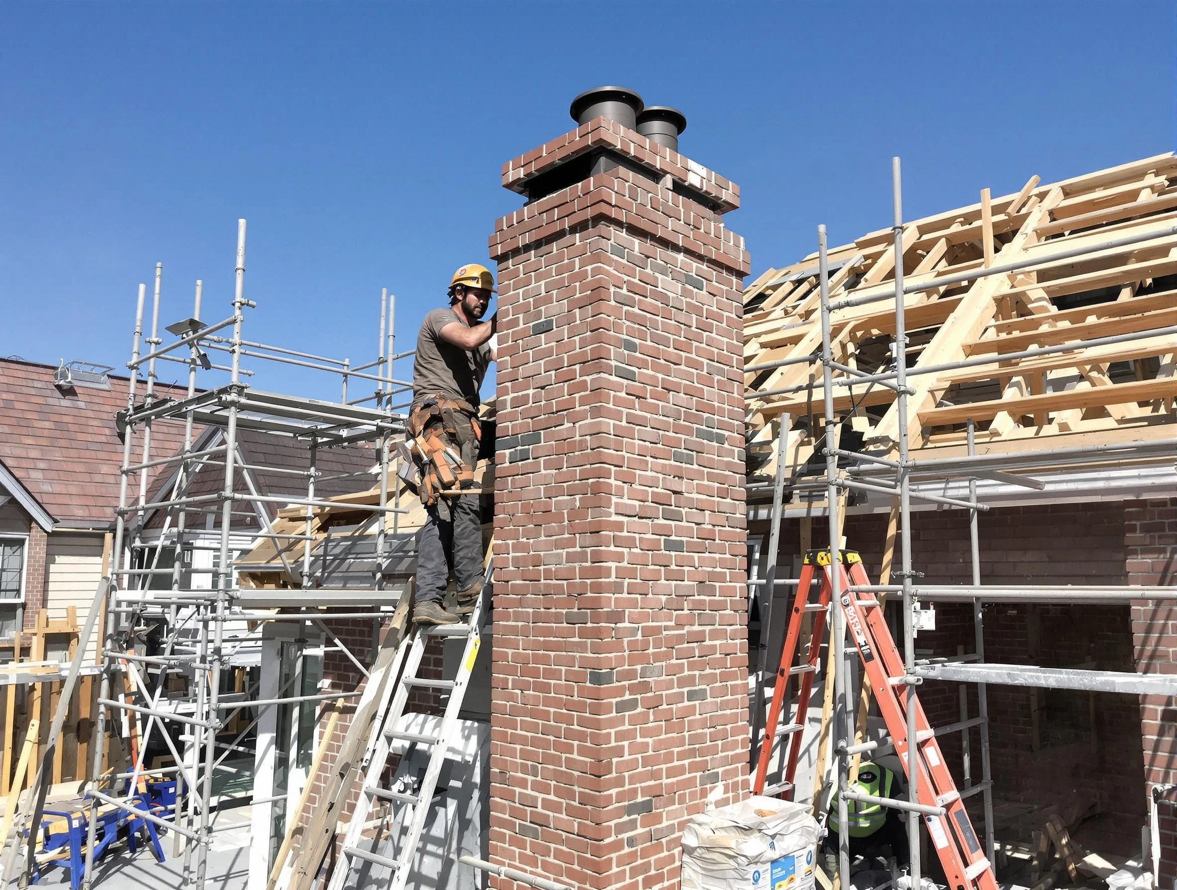 New chimney installation completed by West Orange Chimney Sweep in West Orange, NJ