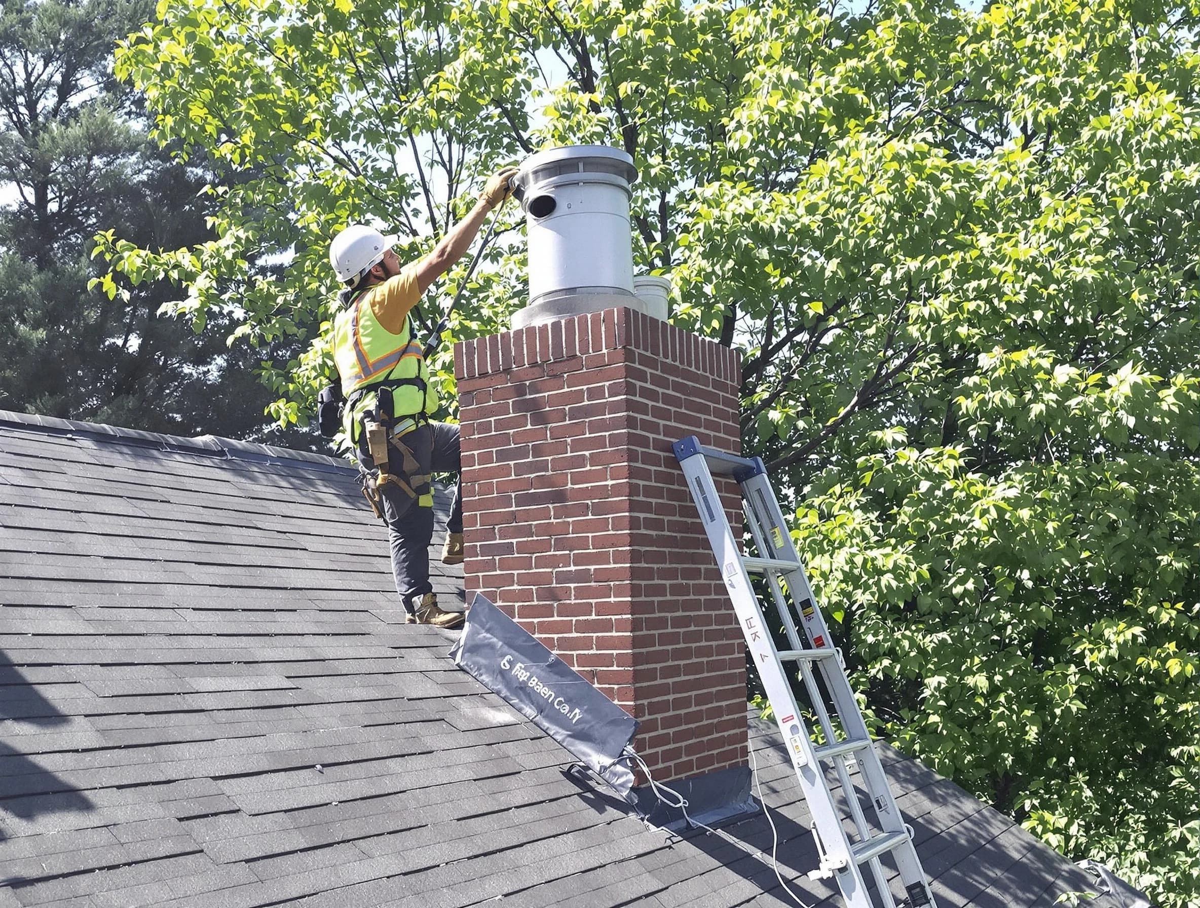 Chimney liner inspection by West Orange Chimney Sweep in West Orange, NJ