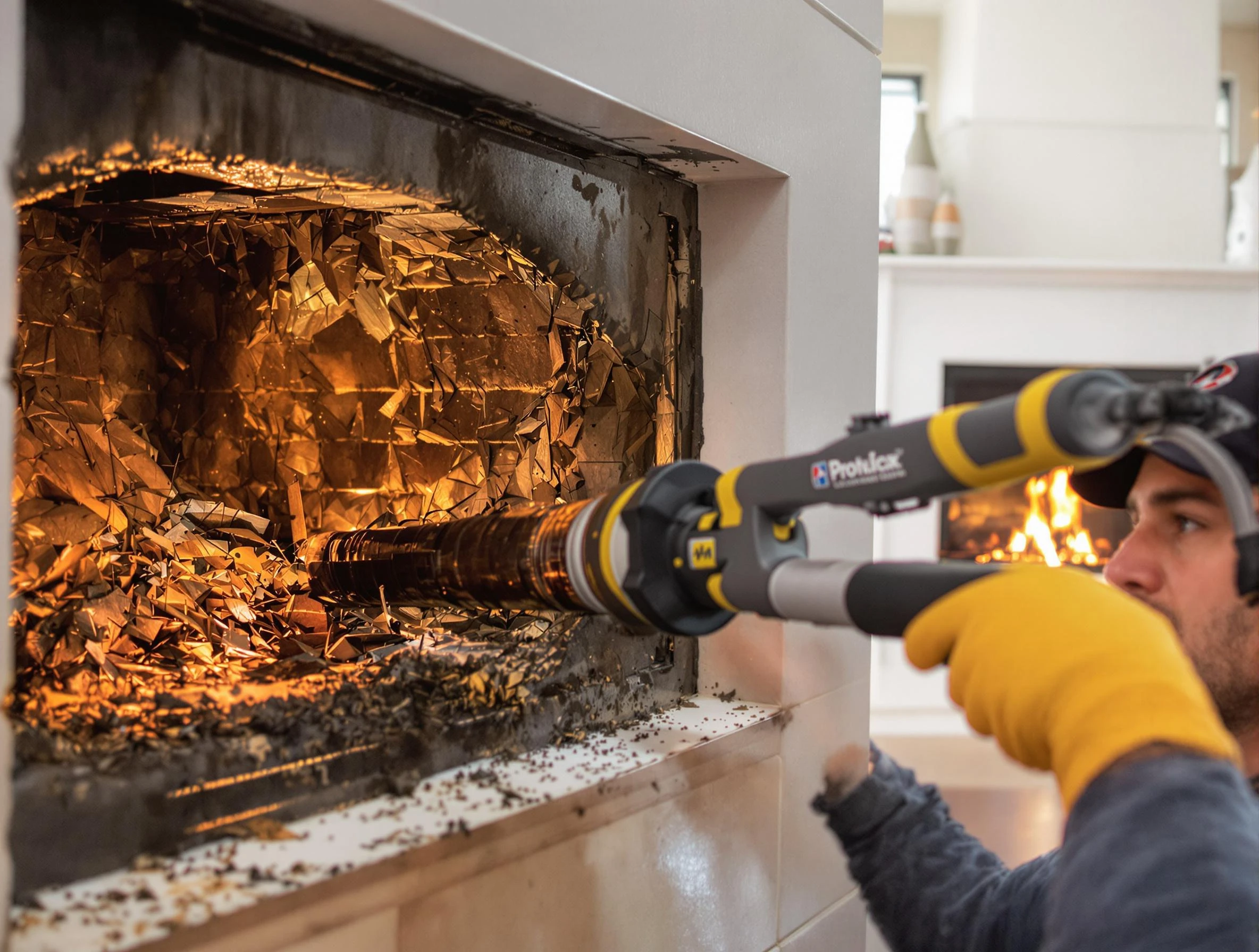 Professional chimney cleaning by West Orange Chimney Sweep in West Orange, NJ
