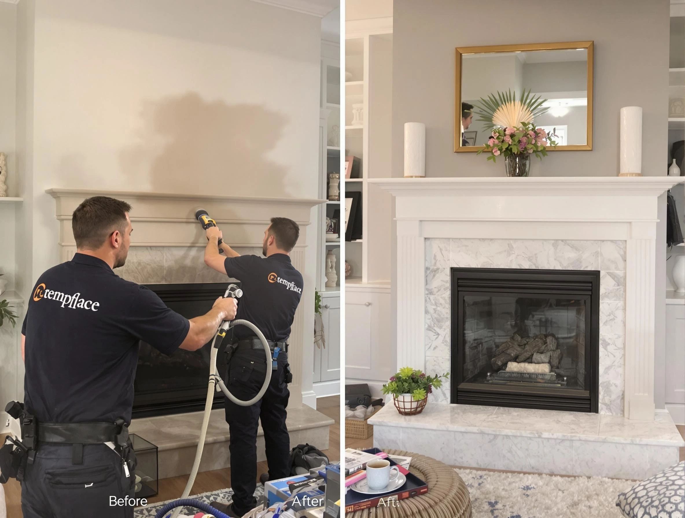 Professional soot removal by West Orange Chimney Sweep team in West Orange, NJ
